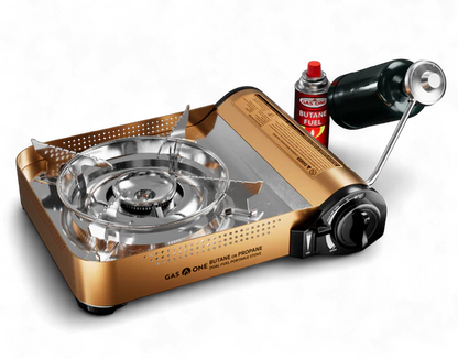 12,000 BTU PORTABLE DUAL FUEL CAMP STOVE GS-4000P