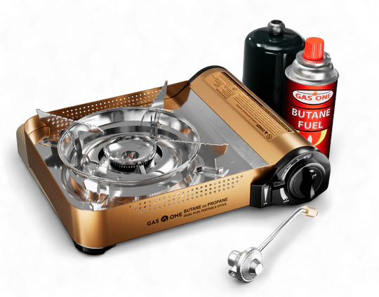 12,000 BTU PORTABLE DUAL FUEL CAMP STOVE GS-4000P